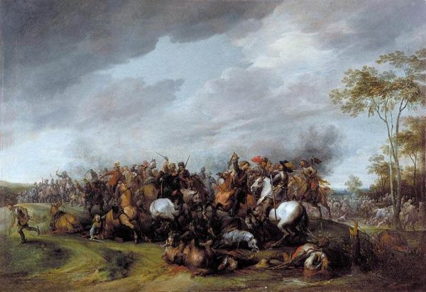 A Cavalry Engagement by Pieter Snayers