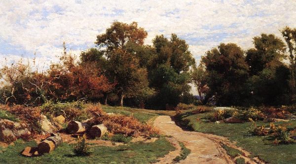 A Country Path In Summer by Hugh Bolton Jones
