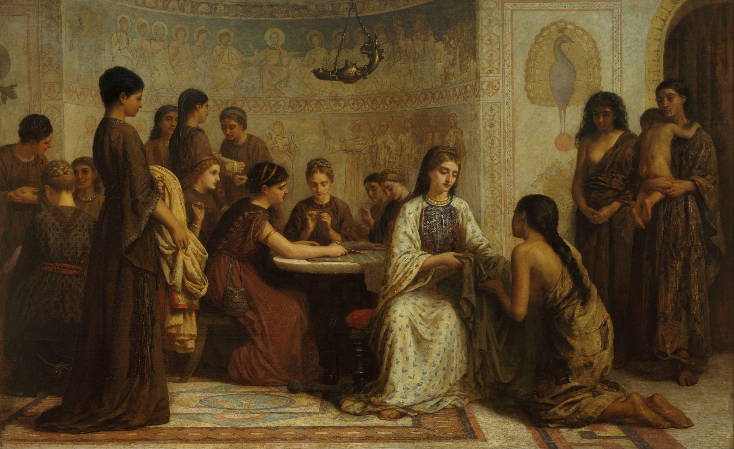 A Dorcas Meeting in the 6th Century