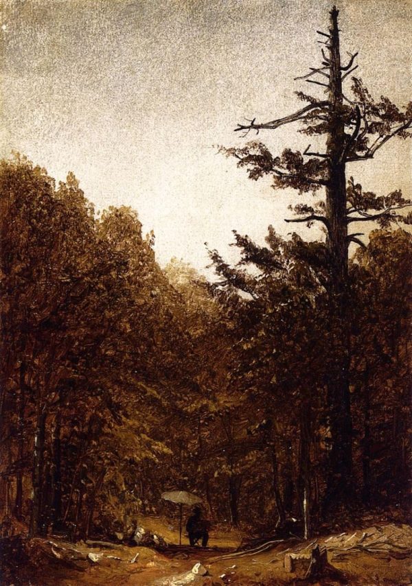 A Forest Road by Sanford Robinson Gifford