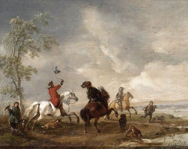 A Hawking Party by Philips Wouwerman