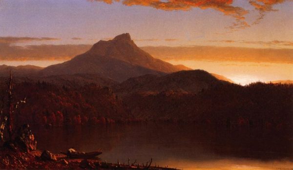 A Lake Twilight by Sanford Robinson Gifford