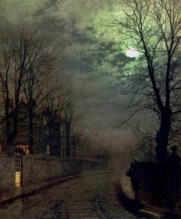 A Lane in Headingley, Leeds by John Atkinson Grimshaw