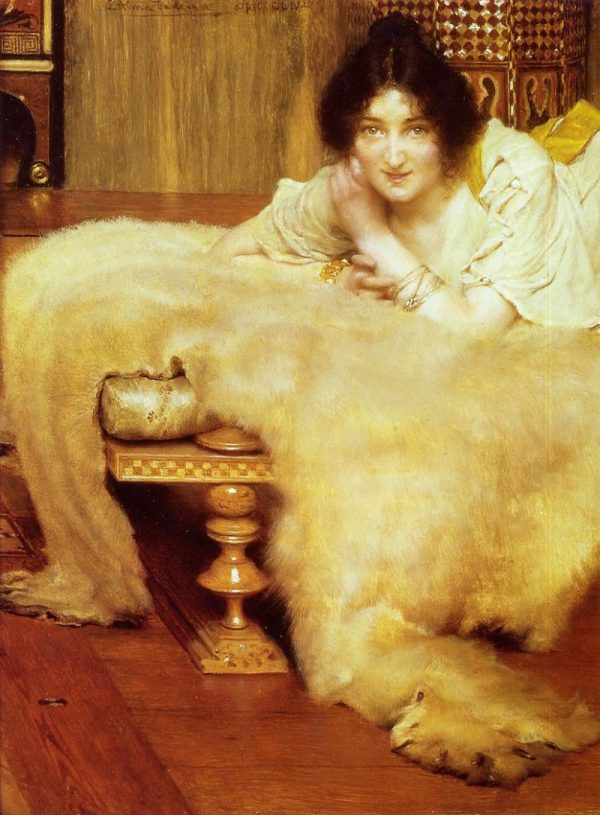 A Listener by Lawrence Alma-Tadema
