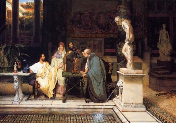 A Roman Art Lover by Lawrence Alma-Tadema
