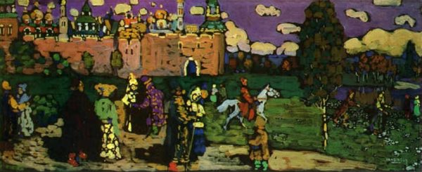 A Russian Scene by Wassily Kandinsky