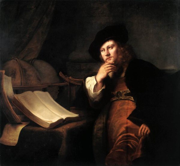 A Scholar at His Desk by Ferdinand Bol