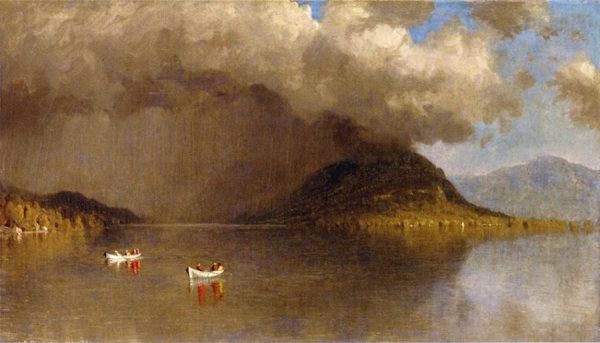 Coming Rain on Lake George, A Sketch by Sanford Robinson Gifford