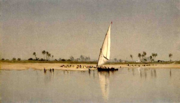 A Sketch on the Nile by Sanford Robinson Gifford