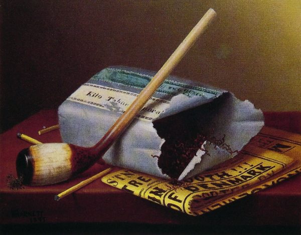 A Smoke Backstage by William Michael Harnett