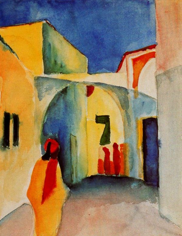 A Street by August Macke