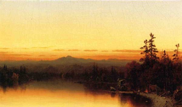 A Twilight in the Adirondacks by Sanford Robinson Gifford