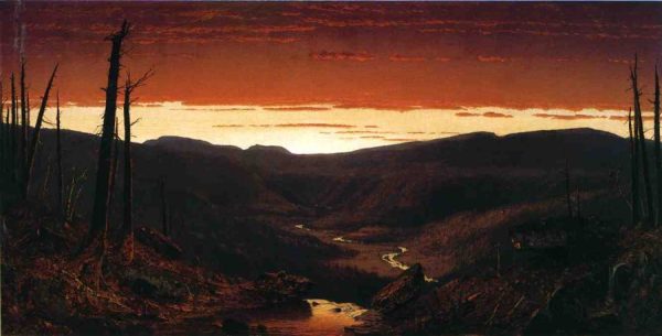 A Twilight in the Catskills by Sanford Robinson Gifford