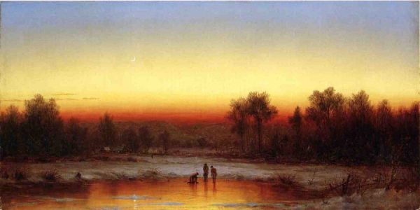 A Winter Twilight by Sanford Robinson Gifford