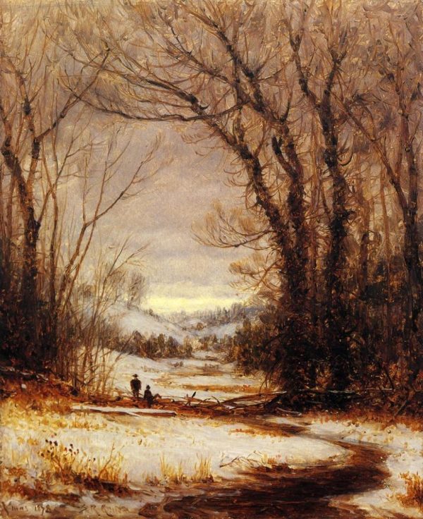 A Winter Walk by Sanford Robinson Gifford