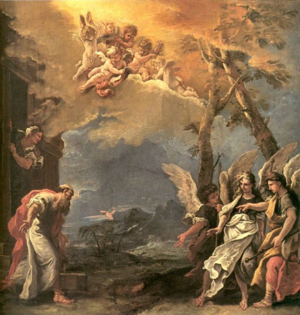 Abraham and Angels by Sebastiano Ricci