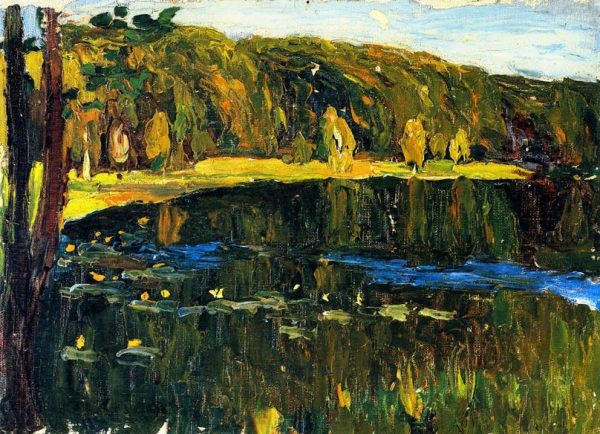 Achtyrka - Dunkler Lake by Wassily Kandinsky