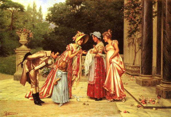 Admiring the Newborn by Vittorio Reggianini