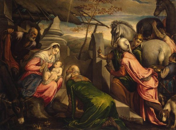 Adoration of the Magi by Francesco Bassano
