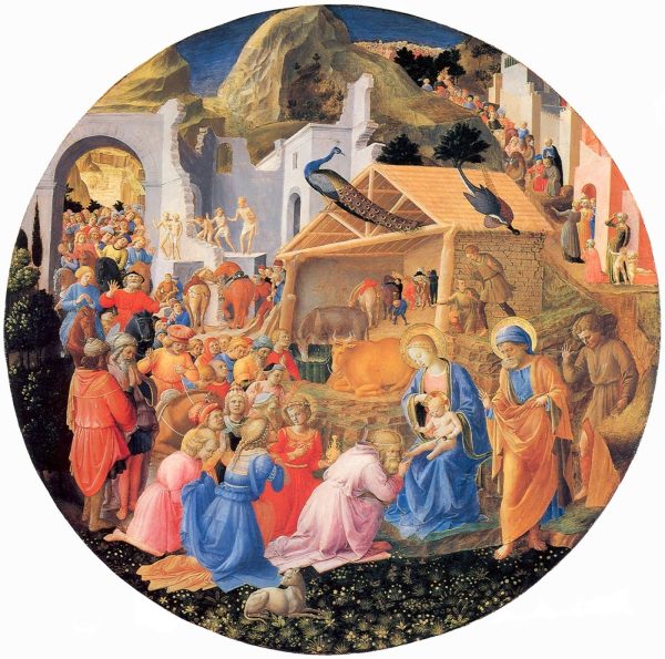 Adoration of the Magi b by Fra Angelico