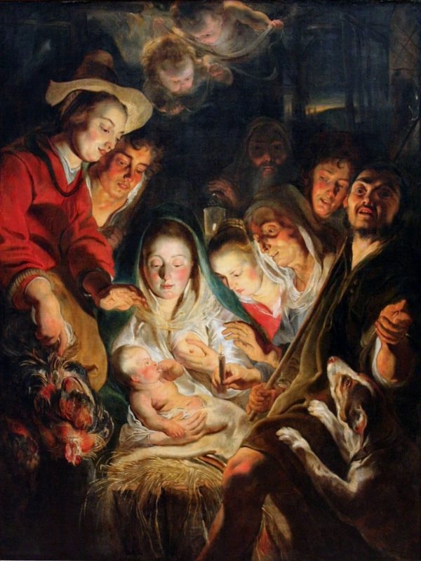 Adoration of the Shepherds by Jacob Jordaens