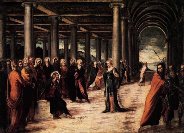 Christ and the Woman Taken in Adultery by Tintoretto