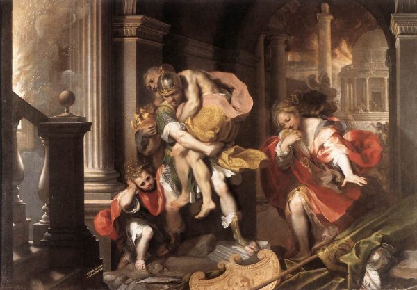 Aeneas' Flight from Troy by Federico Fiori Barocci