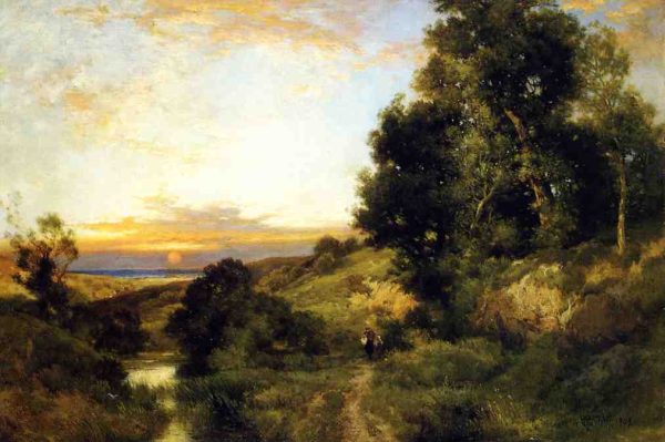 A Late Afternoon  Summer by Thomas Moran