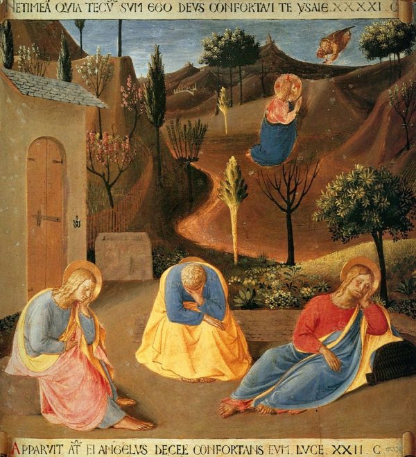 Agony in the Garden b by Fra Angelico