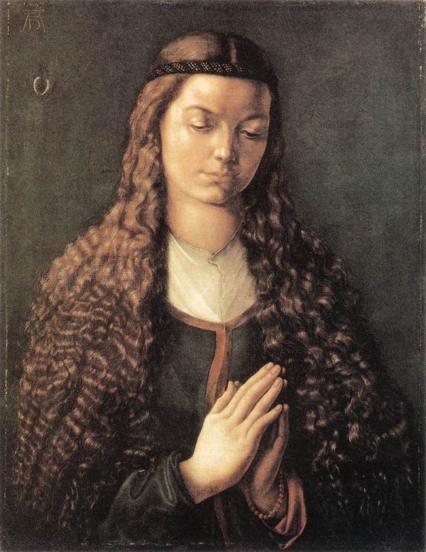 Portrait of a Young Furleger with Loose Hair by Albrecht Durer