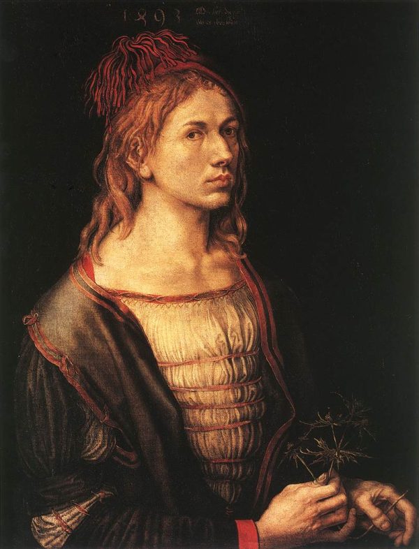 Self portrait at 22 by Albrecht Durer