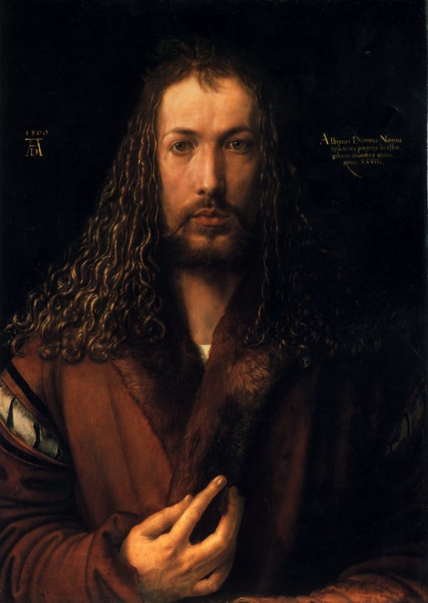 Self Portrait of Durer by Albrecht Durer