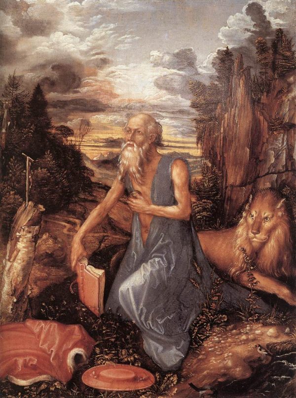 St Jerome in the Wilderness by Albrecht Durer