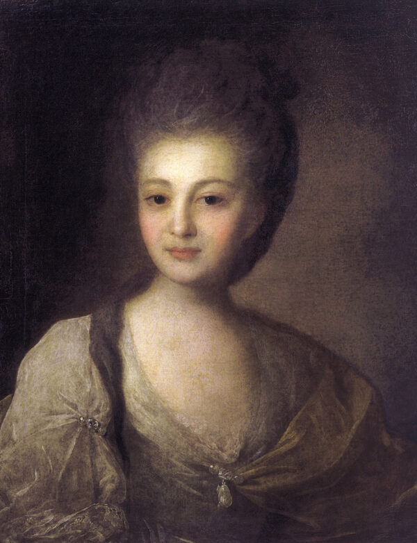 Alexandra Struiskaya by Fyodor Rokotov