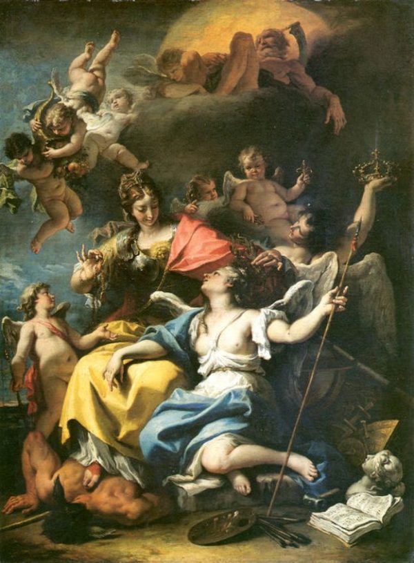 Allegory of France as Minerva by Sebastiano Ricci