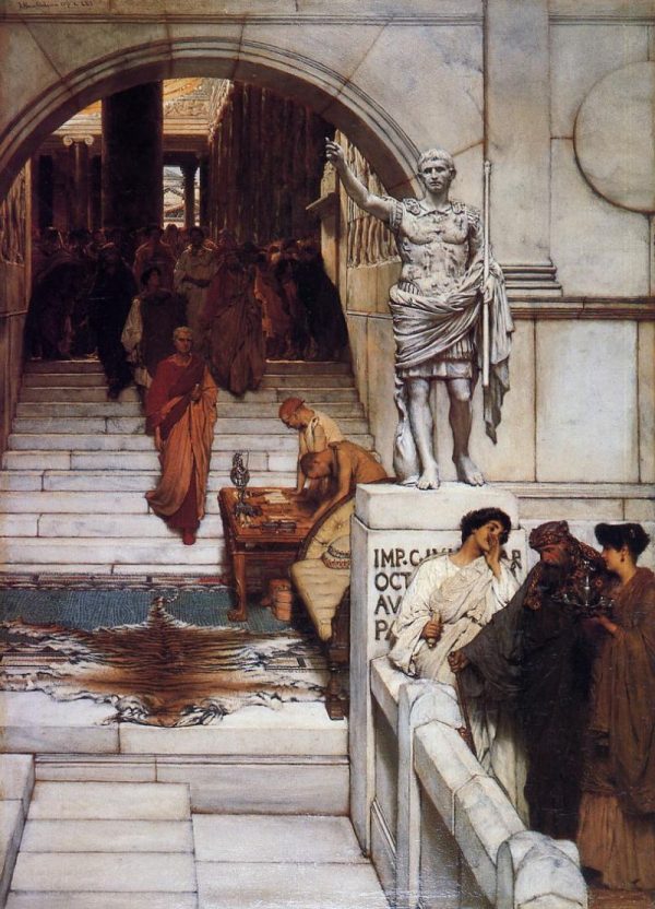 An Audience at Agrippa's by Lawrence Alma-Tadema