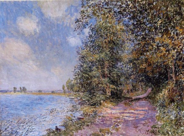An August Afternoon near Veneux by Alfred Sisley