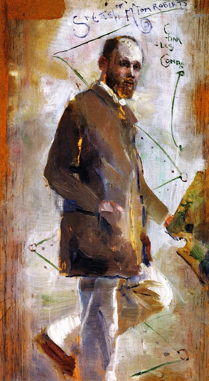 An Impressionist Tom Roberts by Charles Conder