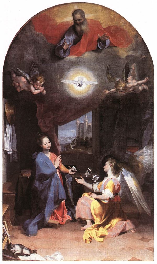 Annunciation by Federico Fiori Barocci