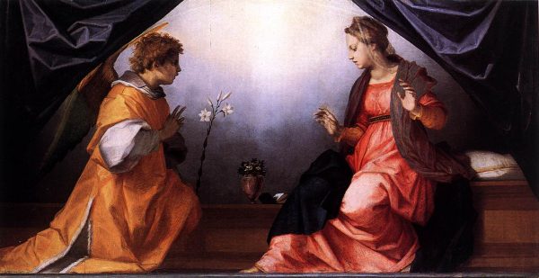 Annunciation by Andrea del Sarto