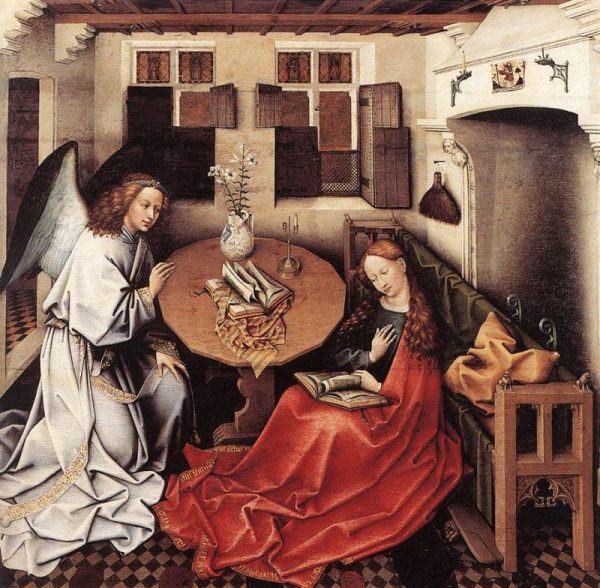 Annunciation by Robert Campin