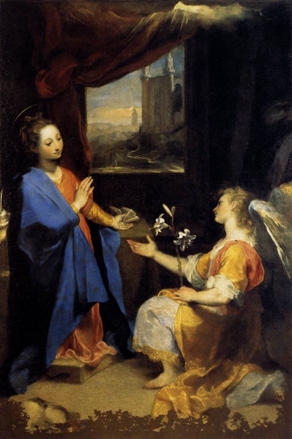 Annunciation b by Federico Fiori Barocci