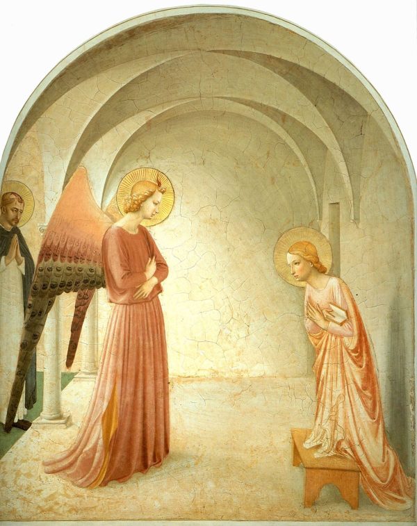 Annunciation b by Fra Angelico
