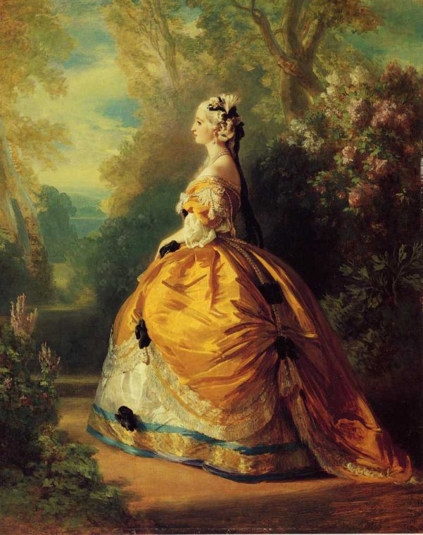 The Empress Eugenie a la Marie-Antoinette by Franz Xavier Winterhalter