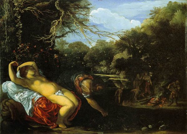 Apollo and Coronis by Adam Elsheimer