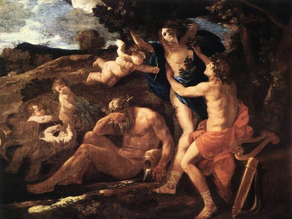 Apollo and Daphne by Nicolas Poussin