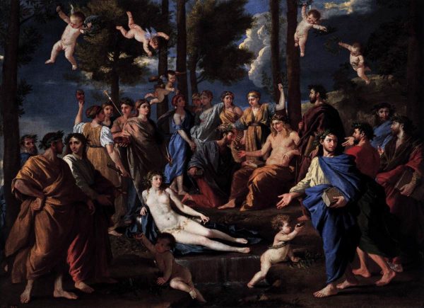Apollo and the Muses (Parnassus) by Nicolas Poussin