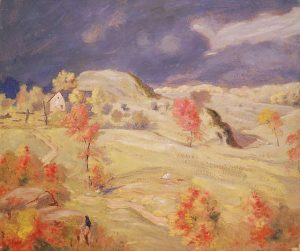Approaching Storm by Louis M Eilshemius - hand-painted oil reproduction