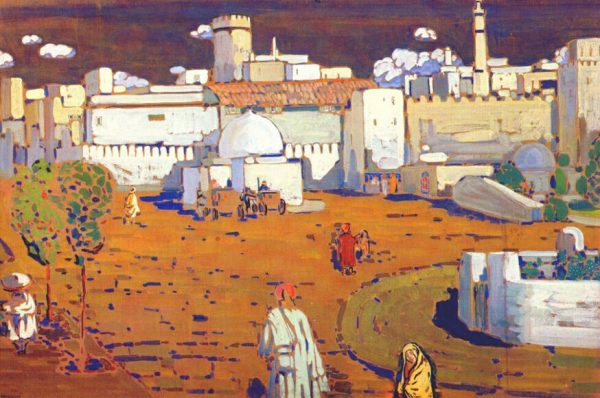 Arab city by Wassily Kandinsky