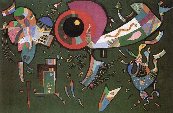 Around the circle II by Wassily Kandinsky